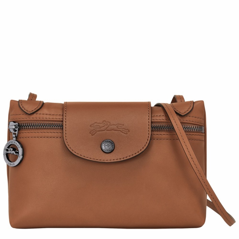 Brown Longchamp Le Pliage Xtra XS Women's Crossbody Bags